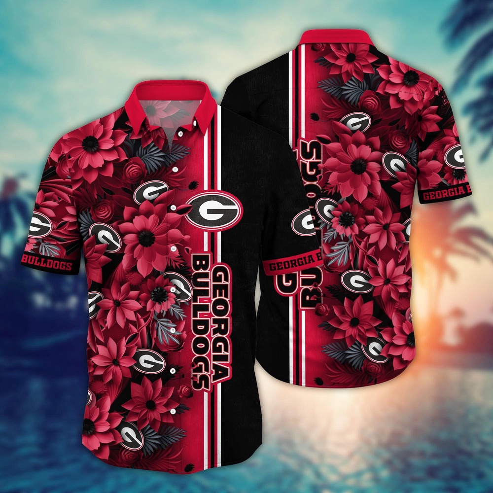 NCAA Georgia Bulldogs Hawaiian Shirt Fan Frenzy Aloha Fiesta For Fans