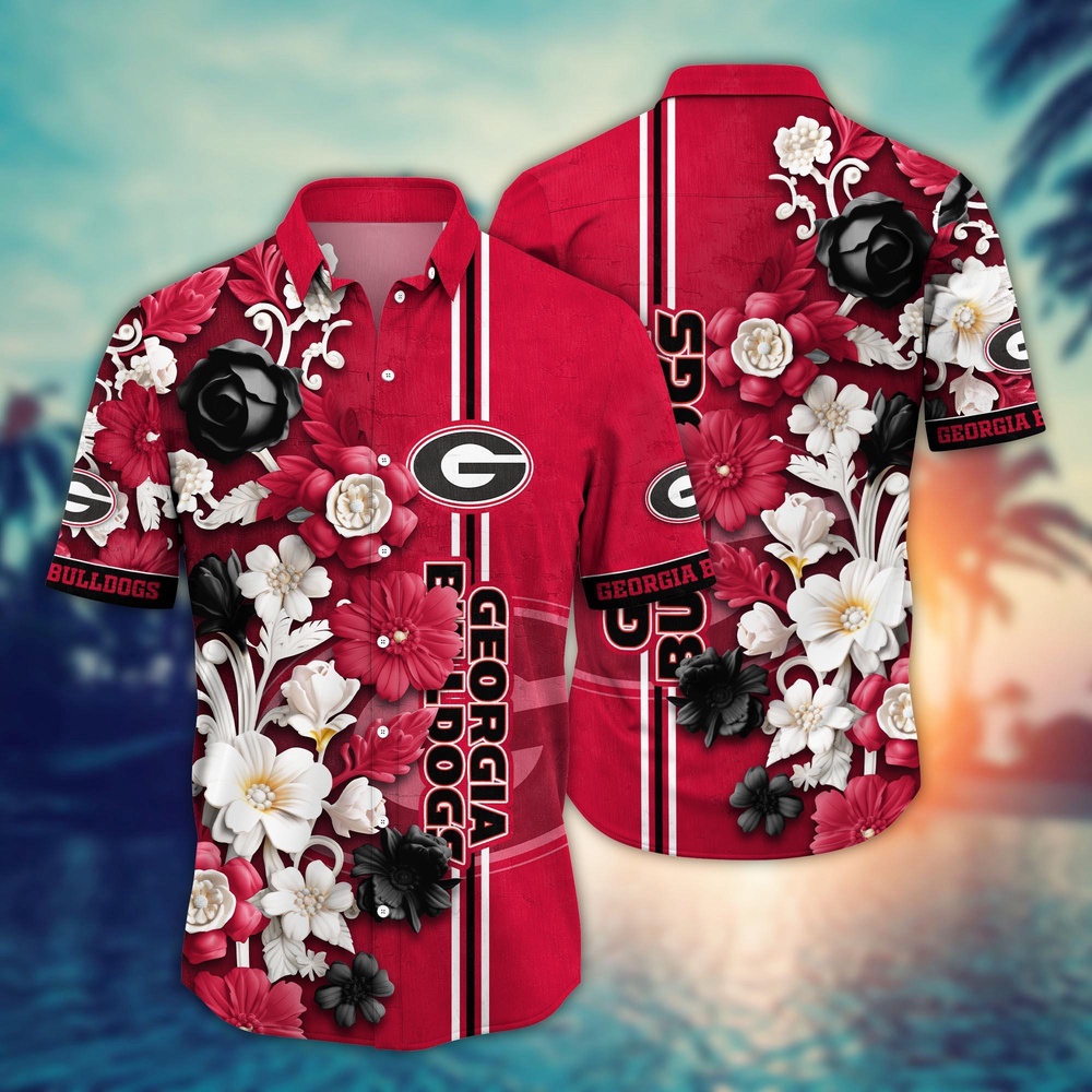 NCAA Georgia Bulldogs Hawaiian Shirt Fusion Delight For Sports Fans