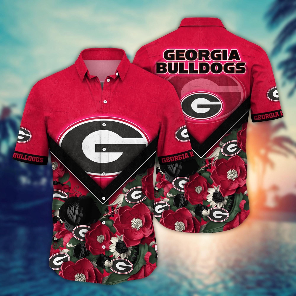NCAA Georgia Bulldogs Hawaiian Shirt Tropic Twist For Fans