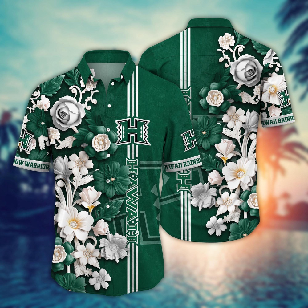 NCAA Hawaii Rainbow Warriors Hawaiian Shirt Breeze Through Glory For Sports Fans NCAA Hawaii Rainbow Warriors Hawaiian Shirt Breeze Through Glory For Sports Fans