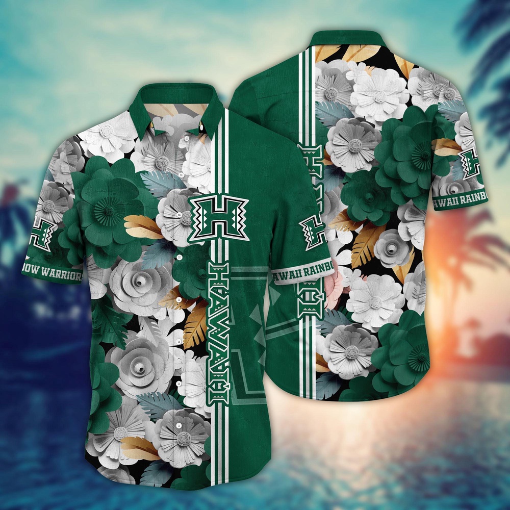 NCAA Hawaii Rainbow Warriors Hawaiian Shirt Champion’s Paradise For Sports Fans