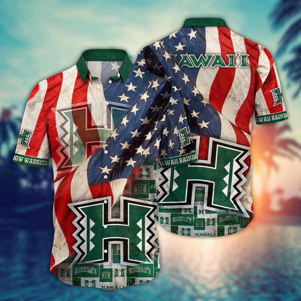 NCAA Hawaii Rainbow Warriors Hawaiian Shirt Serenade In Style For Sports Fans