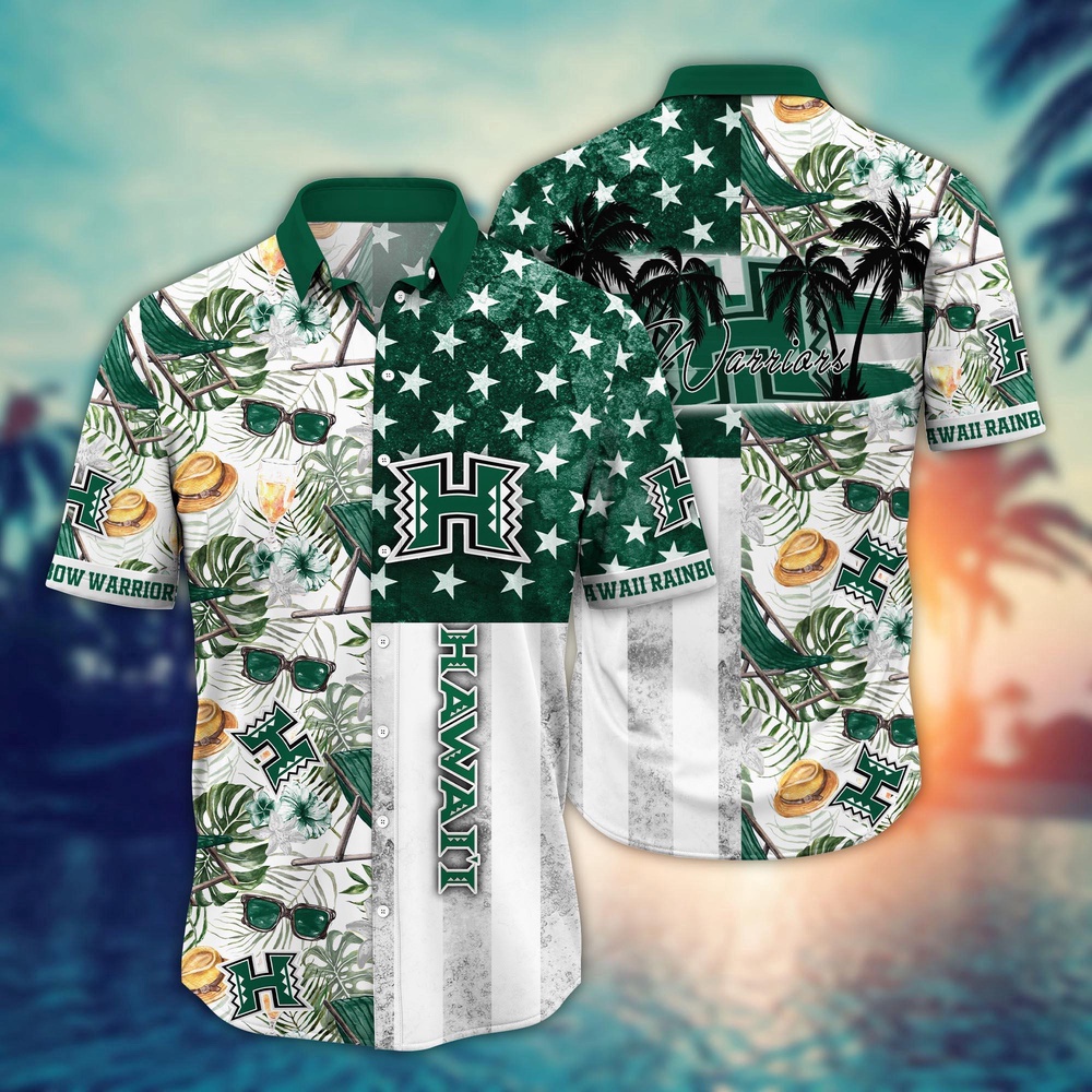 NCAA Hawaii Rainbow Warriors Hawaiian Shirt Team Pride Paradise Gift For Fans