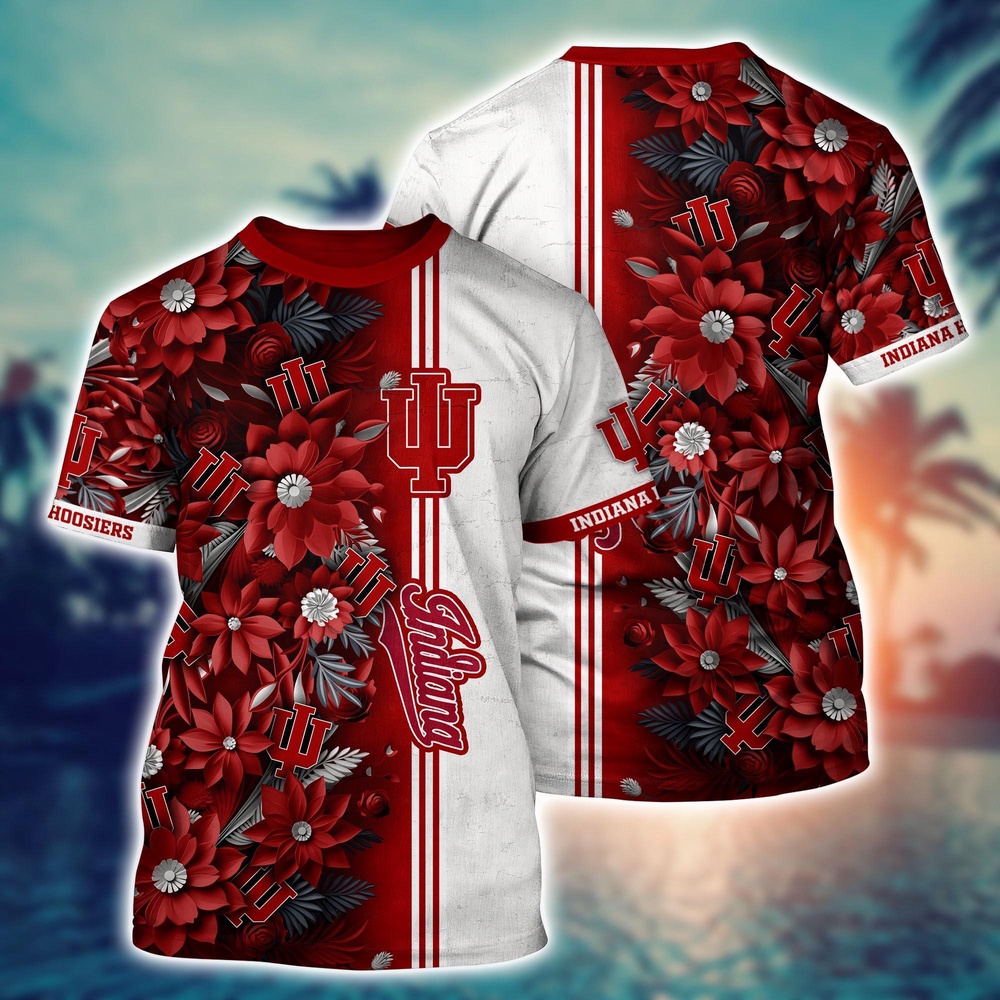 NCAA Indiana Hoosiers 3D T-Shirt Forward Streetwear Vibes For Sports Fans