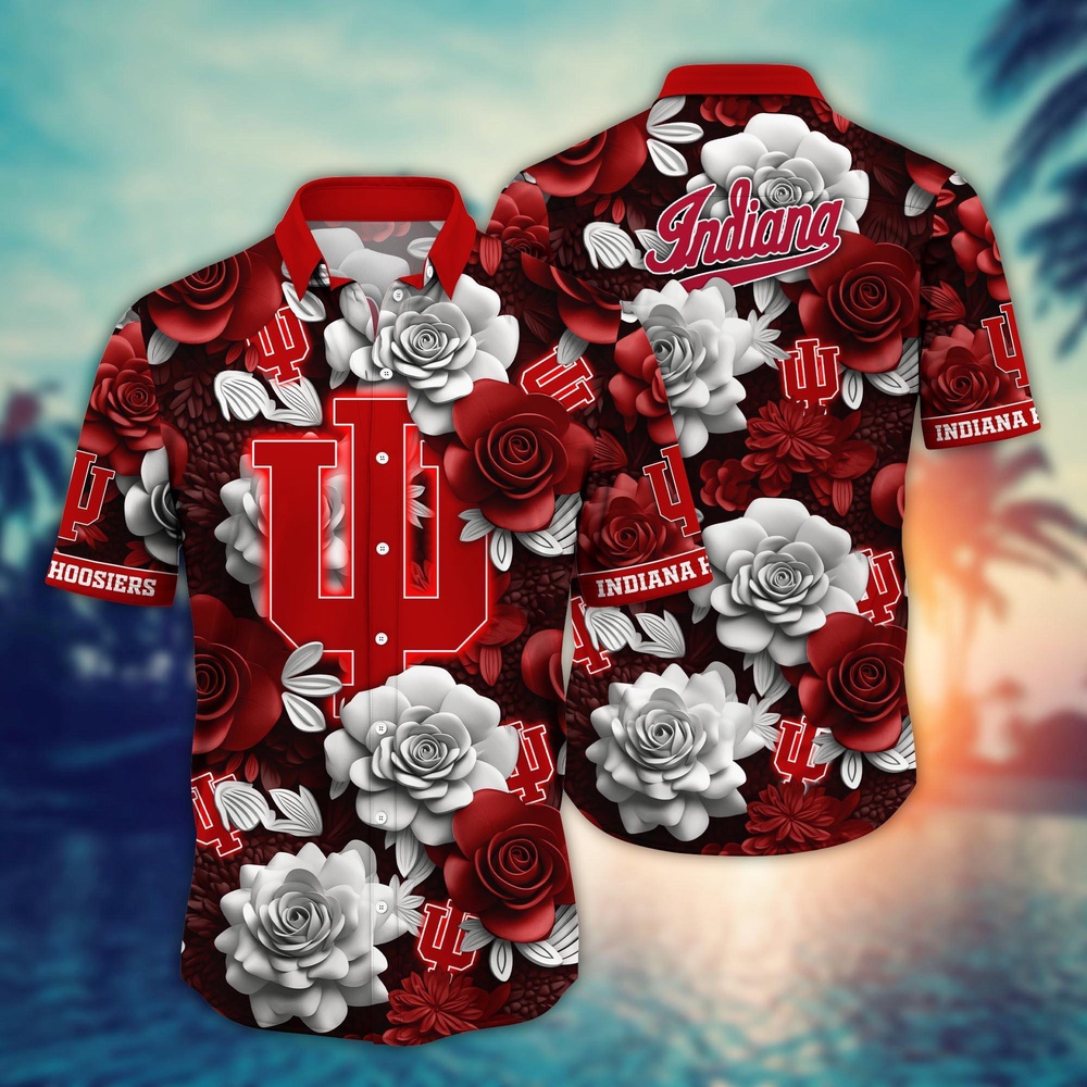 NCAA Indiana Hoosiers Hawaiian Shirt Campus Carnival For Sports Fans