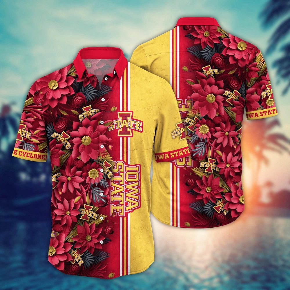 NCAA Iowa State Cyclones Hawaiian Shirt Paradise Found For Fans