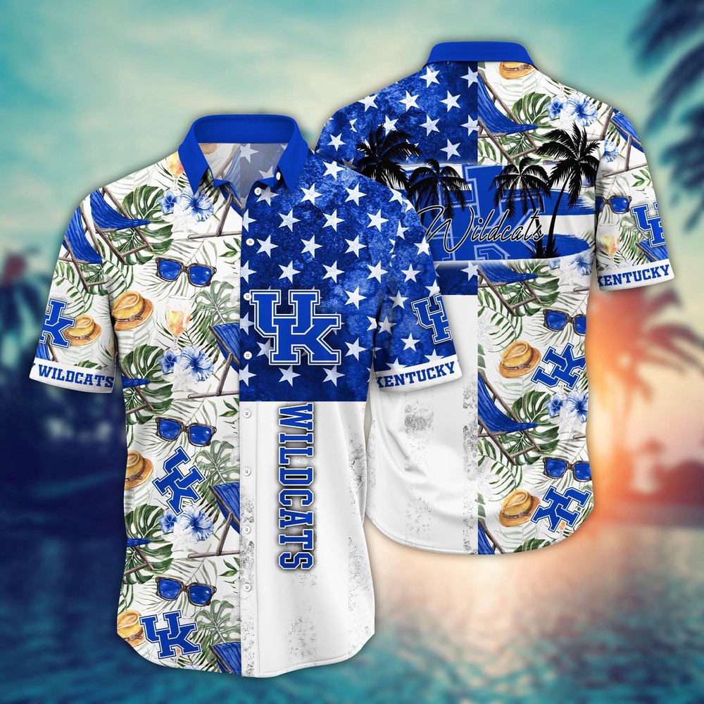 NCAA Kentucky Wildcats Hawaiian Shirt Glory Garden Gift For Fans NCAA Kentucky Wildcats Hawaiian Shirt Glory Garden Gift For Fans