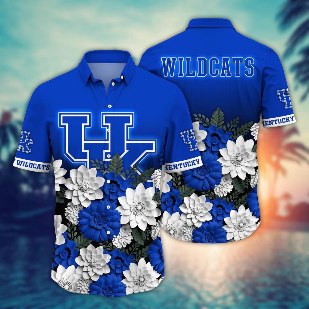 NCAA Kentucky Wildcats Hawaiian Shirt Spectacle Swing For Fans