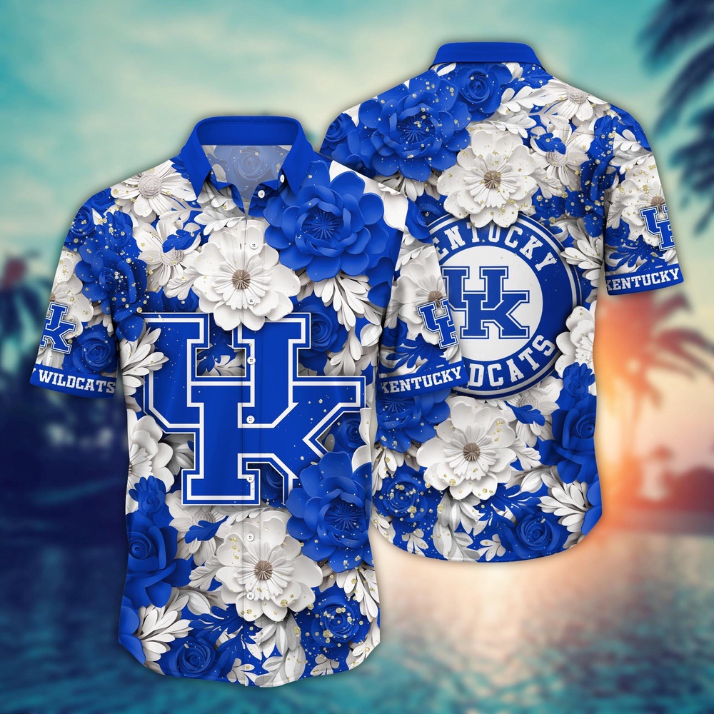 NCAA Kentucky Wildcats Hawaiian Shirt Tropical Euphoria For Fans