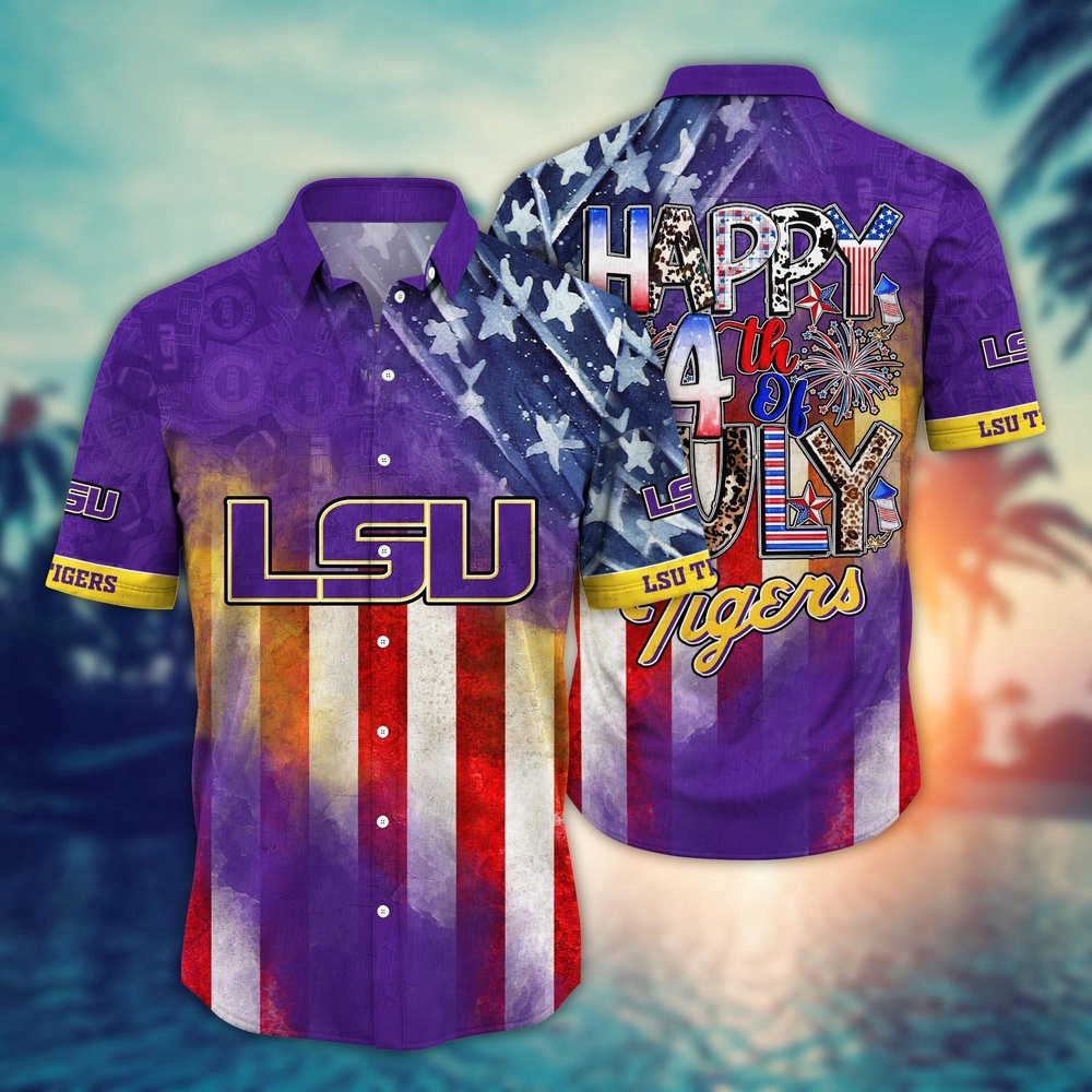 NCAA LSU TIGERS Hawaiian Shirt Breeze Through NCAA Gift For Fans NCAA LSU TIGERS Hawaiian Shirt Breeze Through NCAA Gift For Fans