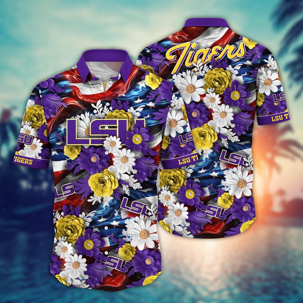 NCAA LSU TIGERS Hawaiian Shirt Campus Couture Gift For Fans