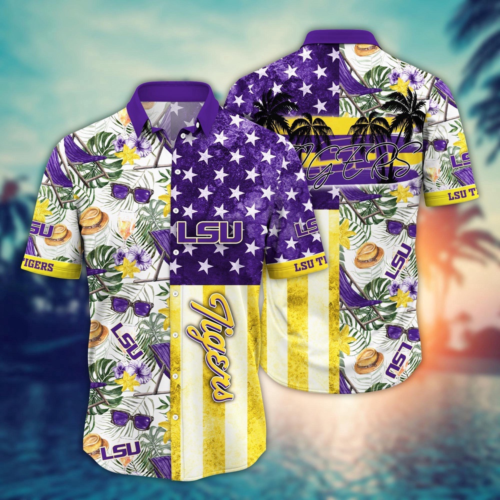 NCAA LSU TIGERS Hawaiian Shirt Spectator Style Gift For Fans NCAA LSU TIGERS Hawaiian Shirt Spectator Style Gift For Fans