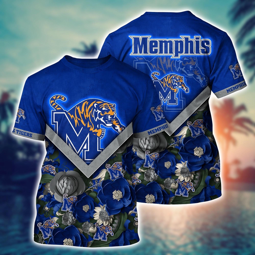 NCAA Memphis Tigers 3D T-Shirt Champion Comfort Fashion For Sports Fans NCAA Memphis Tigers 3D T-Shirt Champion Comfort Fashion For Sports Fans