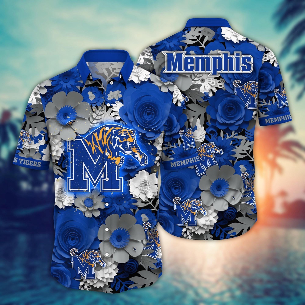 NCAA Memphis Tigers Hawaiian Shirt Breeze Through Triumph For Fans NCAA Memphis Tigers Hawaiian Shirt Breeze Through Triumph For Fans