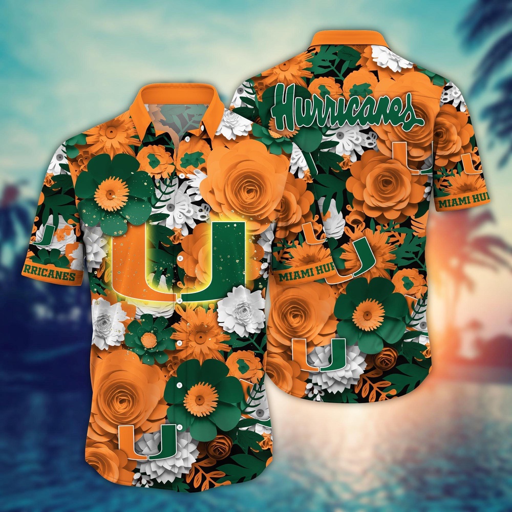 NCAA Miami Hurricanes Hawaiian Shirt Breeze Through Triumph For Fans