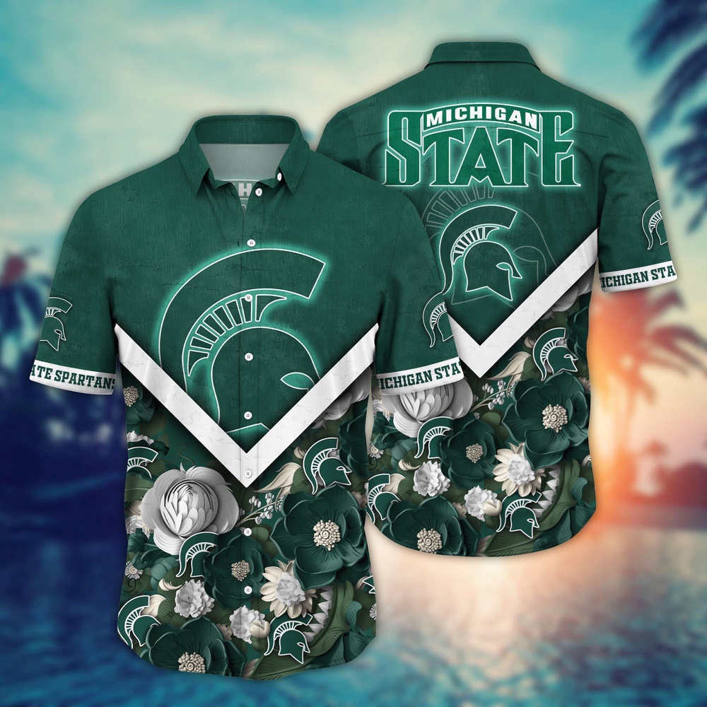 NCAA Michigan State Spartans Hawaiian Shirt Tropic Twist For Fans