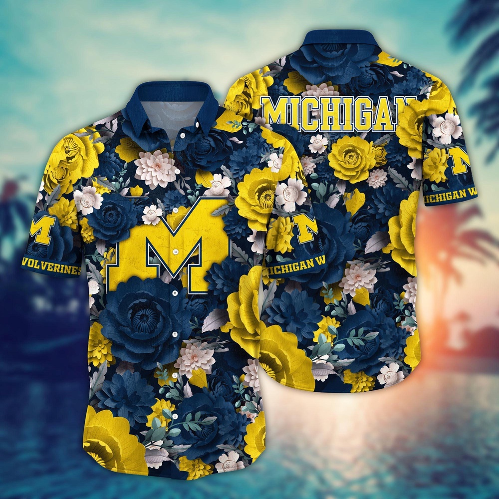 NCAA Michigan Wolverines Hawaiian Shirt Sway in Style For Fans