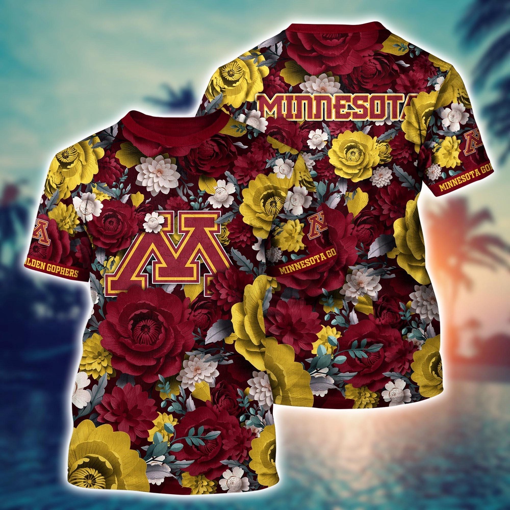NCAA Minnesota Golden Gophers 3D T-Shirt Sleek Layers Of Bliss For Sports Fans NCAA Minnesota Golden Gophers 3D T-Shirt Sleek Layers Of Bliss For Sports Fans