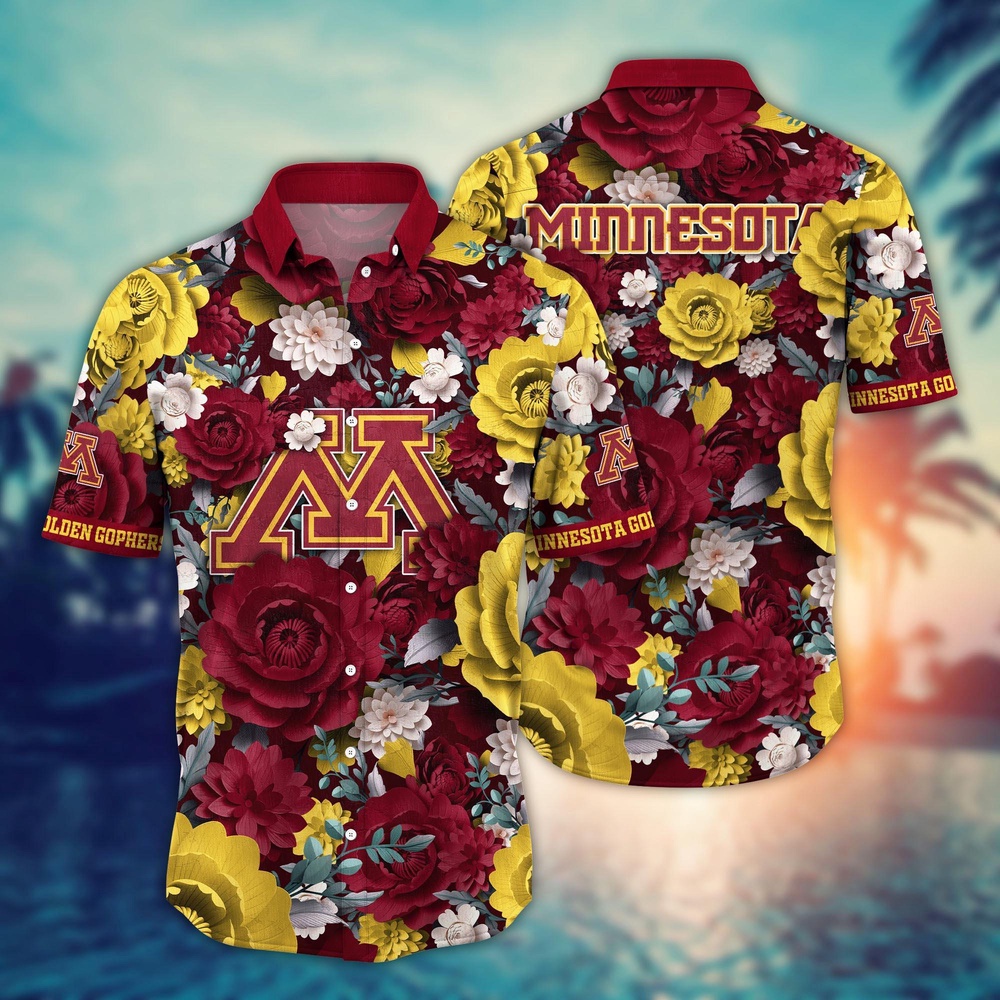 NCAA Minnesota Golden Gophers Hawaiian Shirt Champion Elegance For Fans NCAA Minnesota Golden Gophers Hawaiian Shirt Champion Elegance For Fans