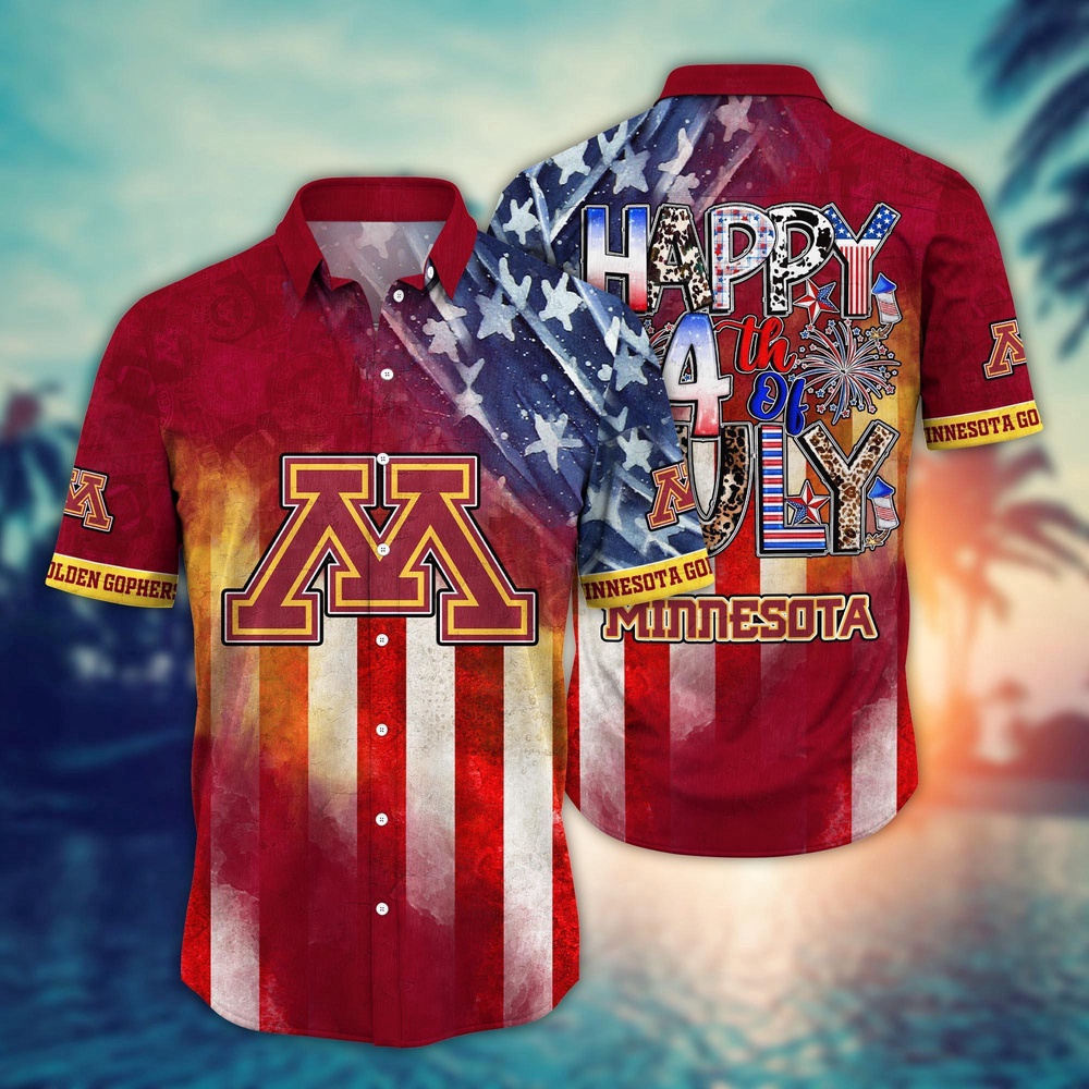 NCAA Minnesota Golden Gophers Hawaiian Shirt Heatwave Thrive Gift For Fans NCAA Minnesota Golden Gophers Hawaiian Shirt Heatwave Thrive Gift For Fans