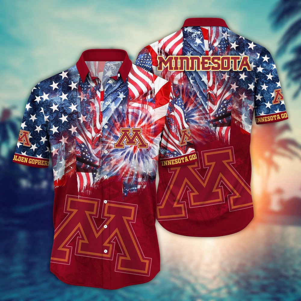NCAA Minnesota Golden Gophers Hawaiian Shirt Marching Band Bloom Gift For Fans NCAA Minnesota Golden Gophers Hawaiian Shirt Marching Band Bloom Gift For Fans