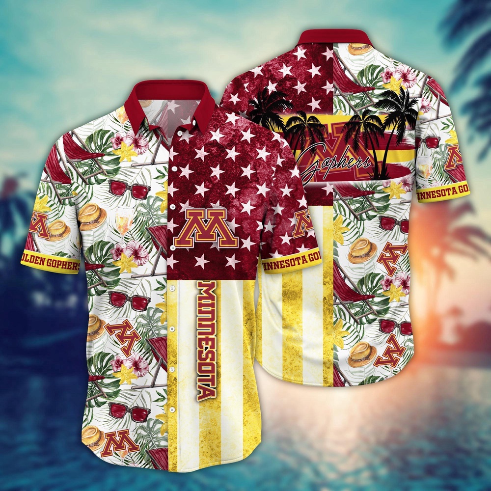 NCAA Minnesota Golden Gophers Hawaiian Shirt Team Pride Paradise Gift For Fans