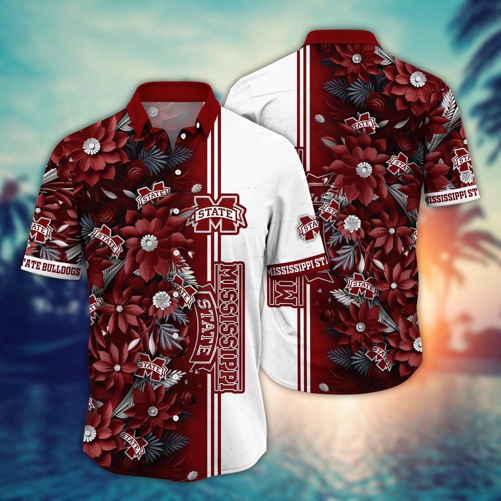 NCAA Mississippi State Bulldogs Hawaiian Shirt Fan Frenzy Aloha Fiesta For Fans