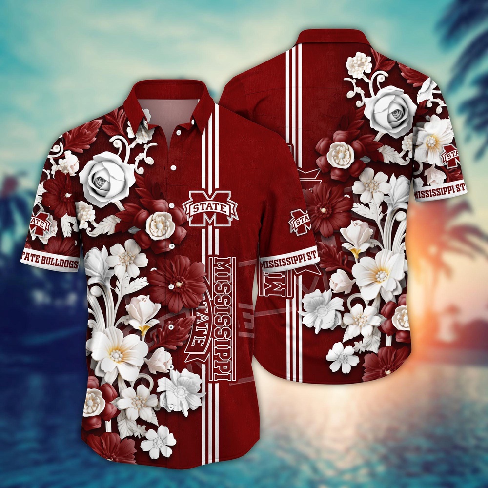 NCAA Mississippi State Bulldogs Hawaiian Shirt Fusion Delight For Sports Fans NCAA Mississippi State Bulldogs Hawaiian Shirt Fusion Delight For Sports Fans