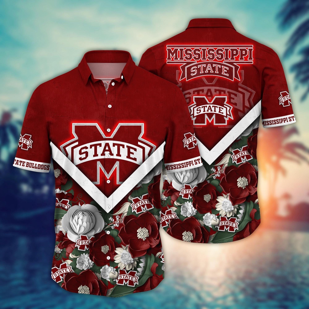 NCAA Mississippi State Bulldogs Hawaiian Shirt Tropic Twist For Fans