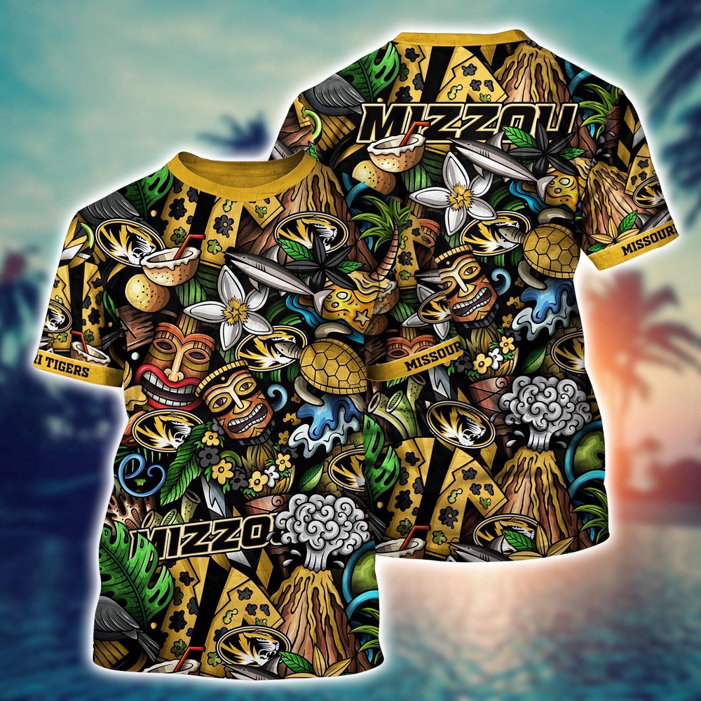 NCAA Missouri Tigers 3D T-Shirt Fashion Forward Vibes For Fans