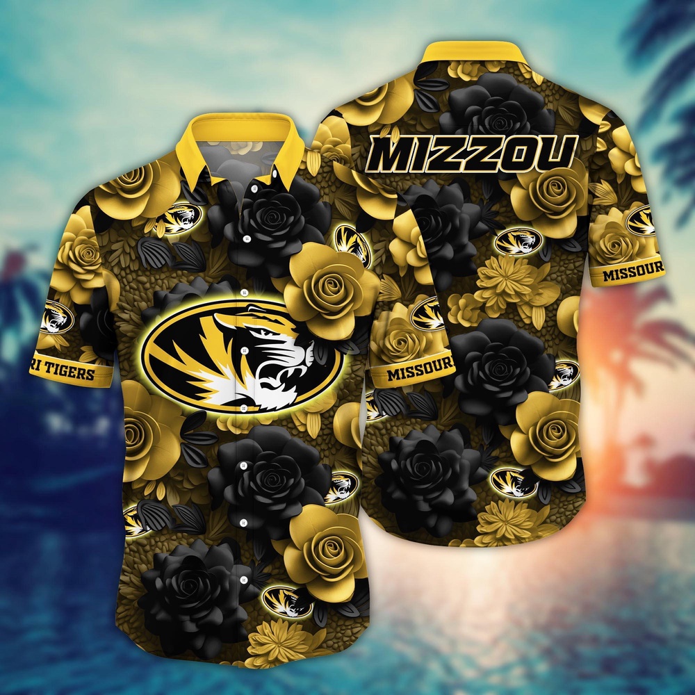 NCAA Missouri Tigers Hawaiian Shirt Sway In Style For Sports Fans NCAA Missouri Tigers Hawaiian Shirt Sway In Style For Sports Fans