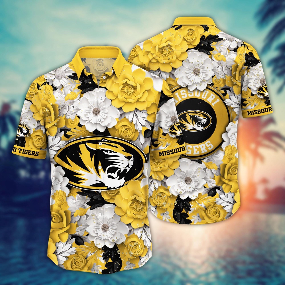 NCAA Missouri Tigers Hawaiian Shirt Tropical Euphoria For Fans