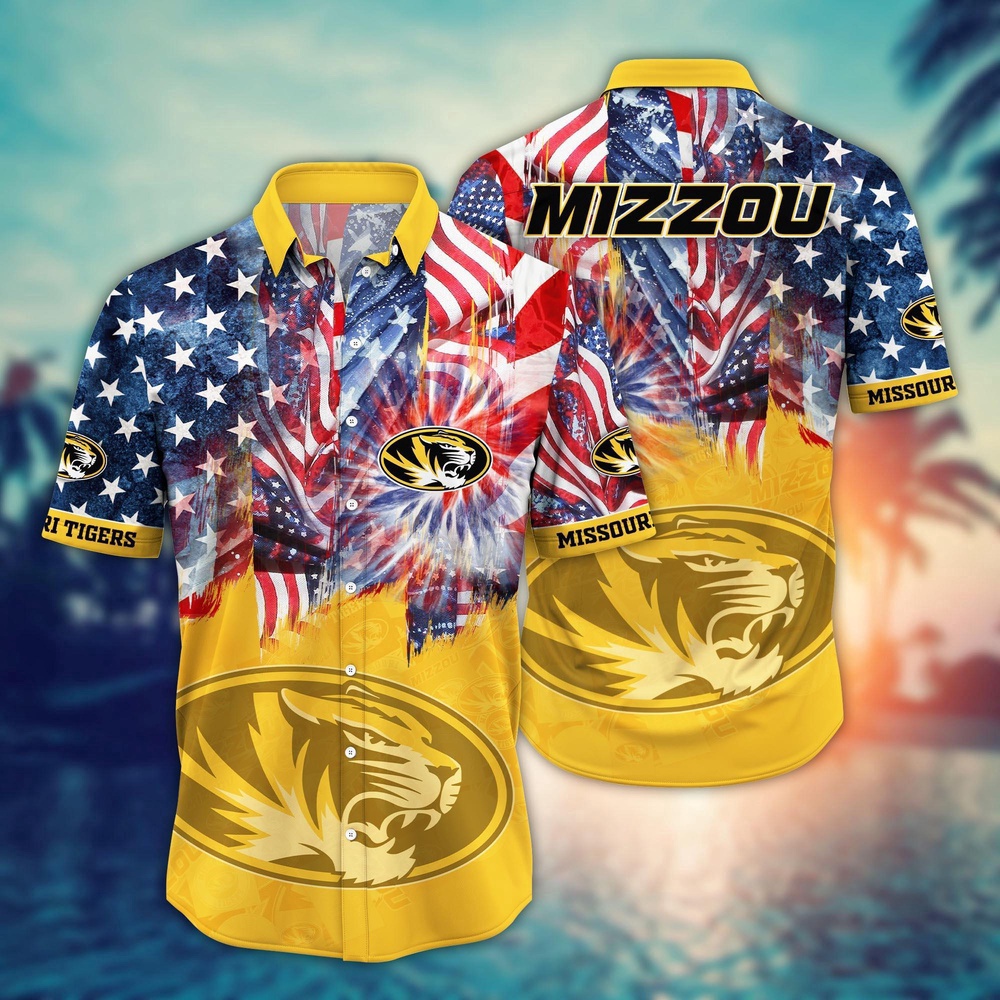 NCAA Missouri Tigers Hawaiian Shirt Winning Waves Gift For Fans NCAA Missouri Tigers Hawaiian Shirt Winning Waves Gift For Fans