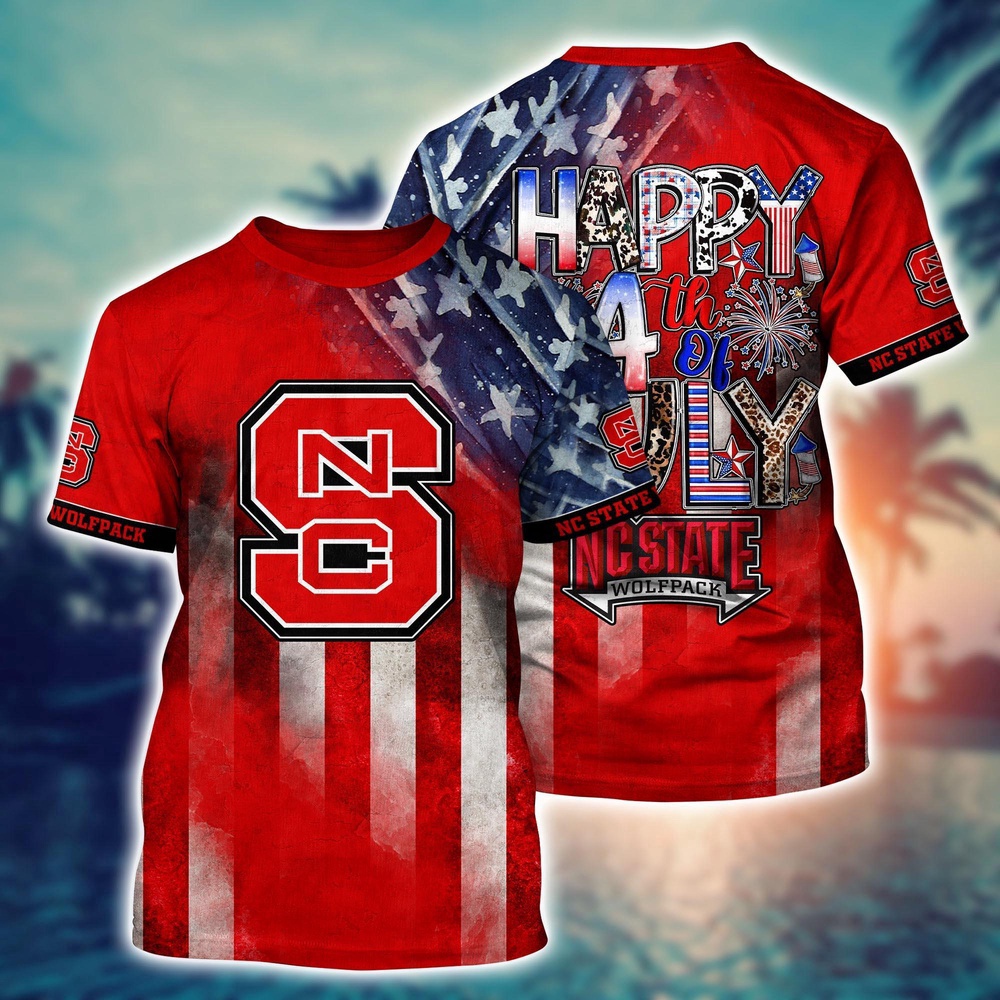 NCAA NC State Wolfpack 3D T-Shirt Athletic Trends For Fans