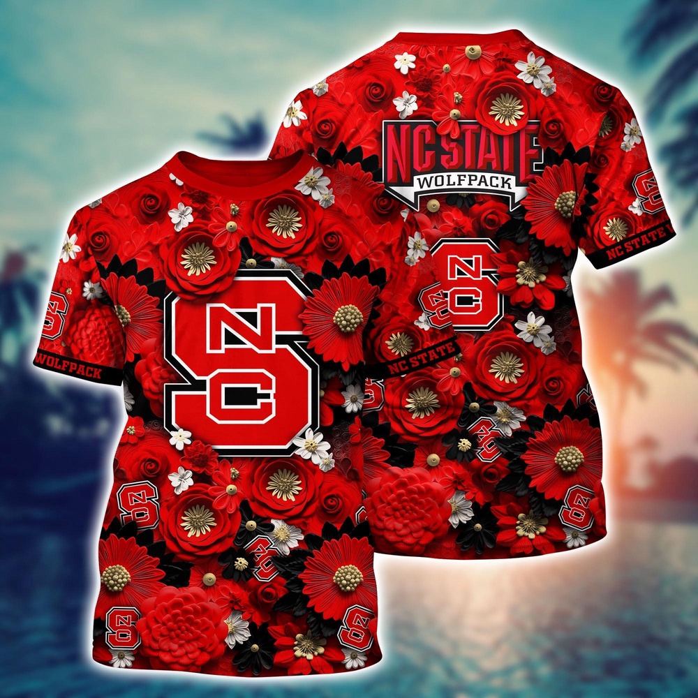 NCAA NC State Wolfpack 3D T-Shirt Euphoria in Every Stitch For Sports Fans