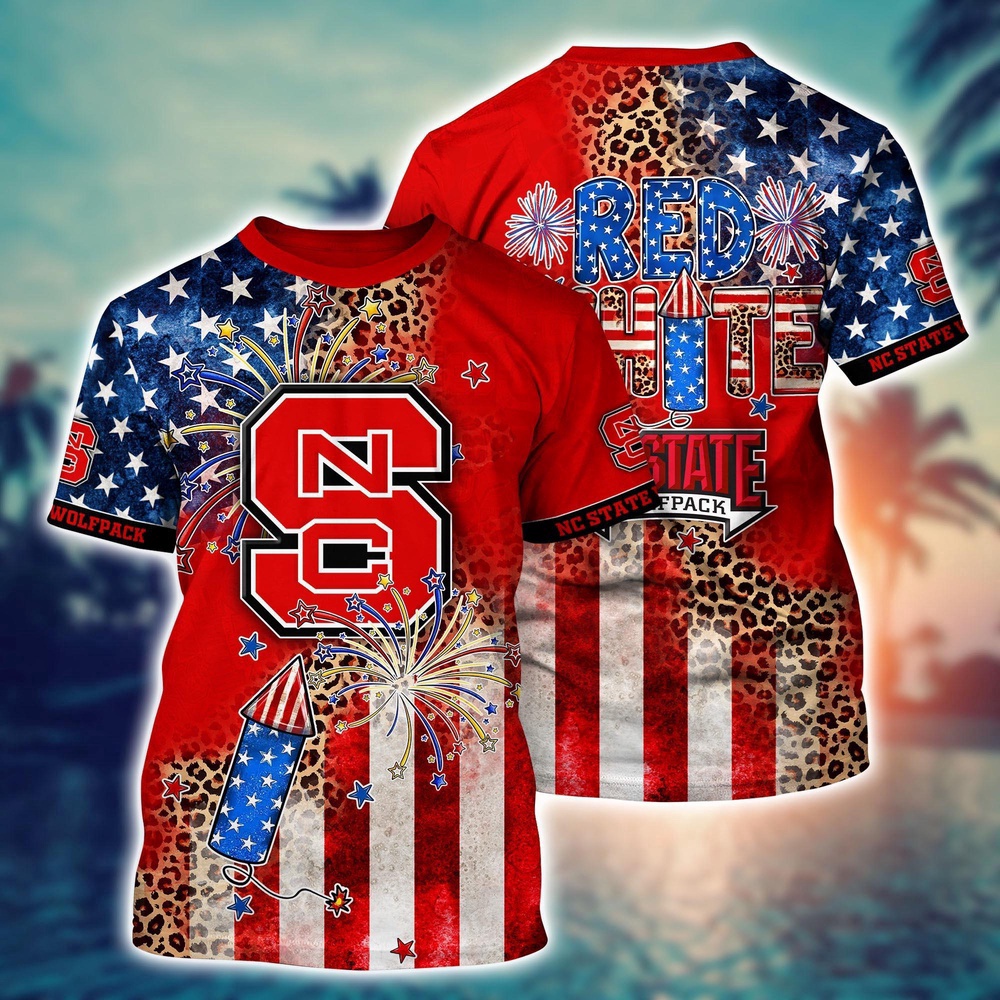 NCAA NC State Wolfpack 3D T-Shirt Vogue Bliss For Fans