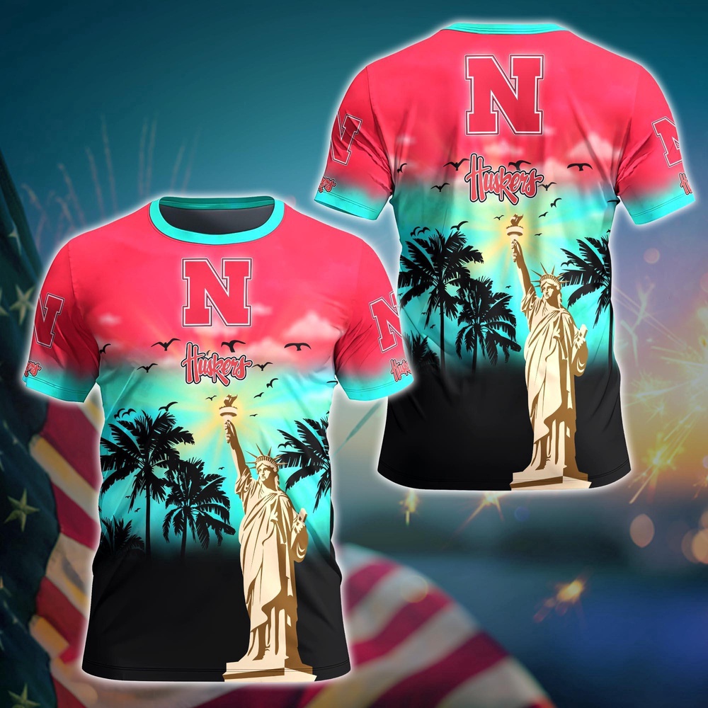 NCAA Nebraska Cornhuskers 3D T-Shirt Chic Campus Vibes Magic For Fans