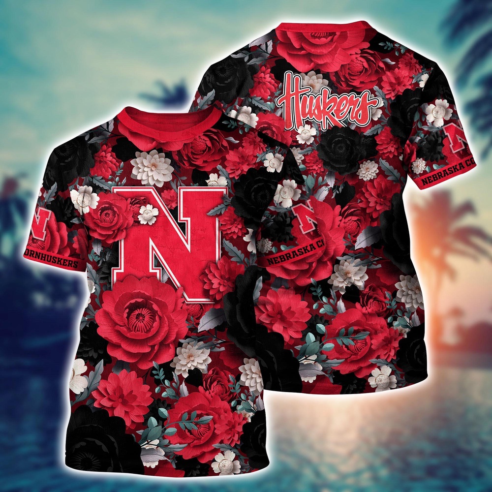 NCAA Nebraska Cornhuskers 3D T-Shirt Trendsetting Threads Fashion For Sports Fans NCAA Nebraska Cornhuskers 3D T-Shirt Trendsetting Threads Fashion For Sports Fans