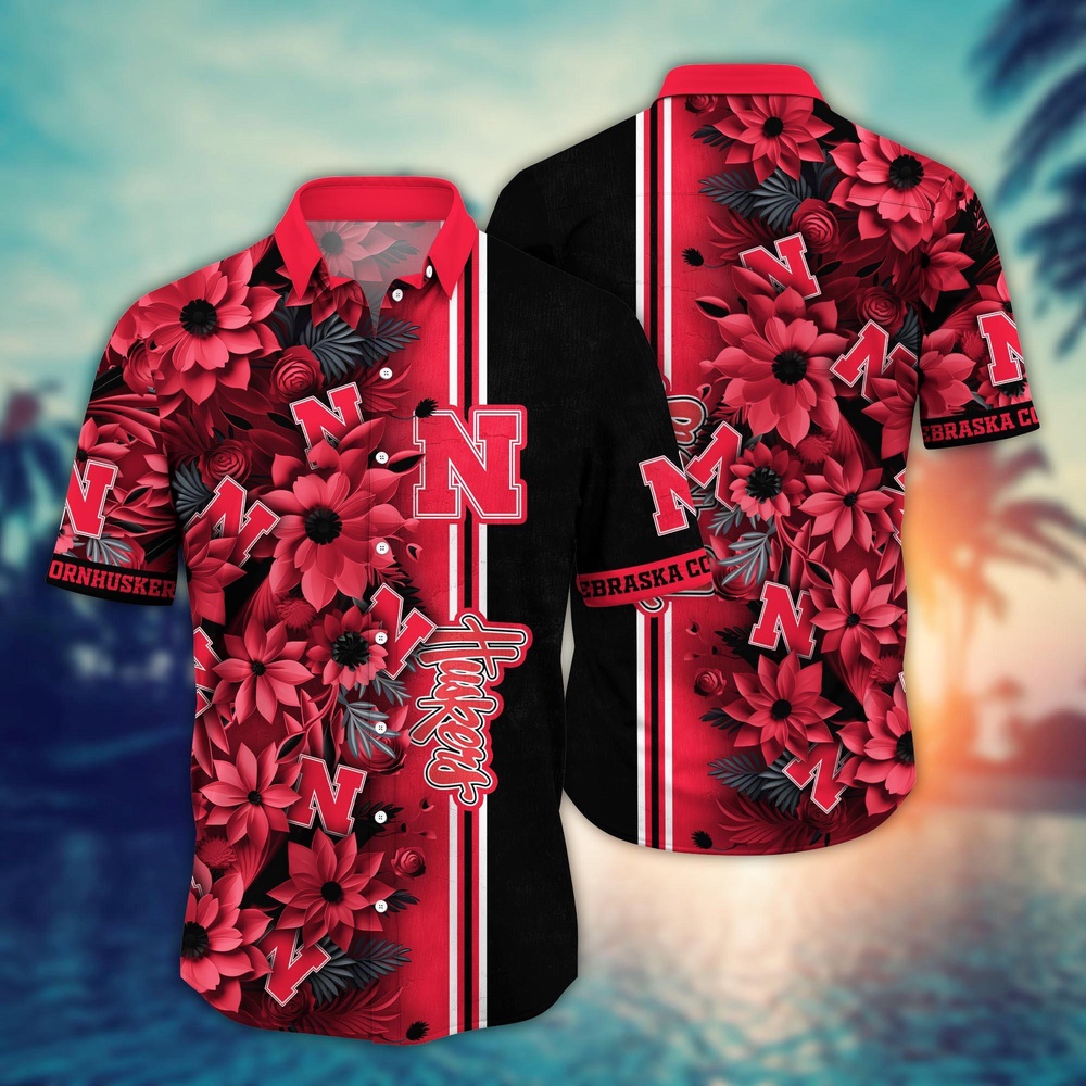 NCAA Nebraska Cornhuskers Hawaiian Shirt Paradise Found For Fans