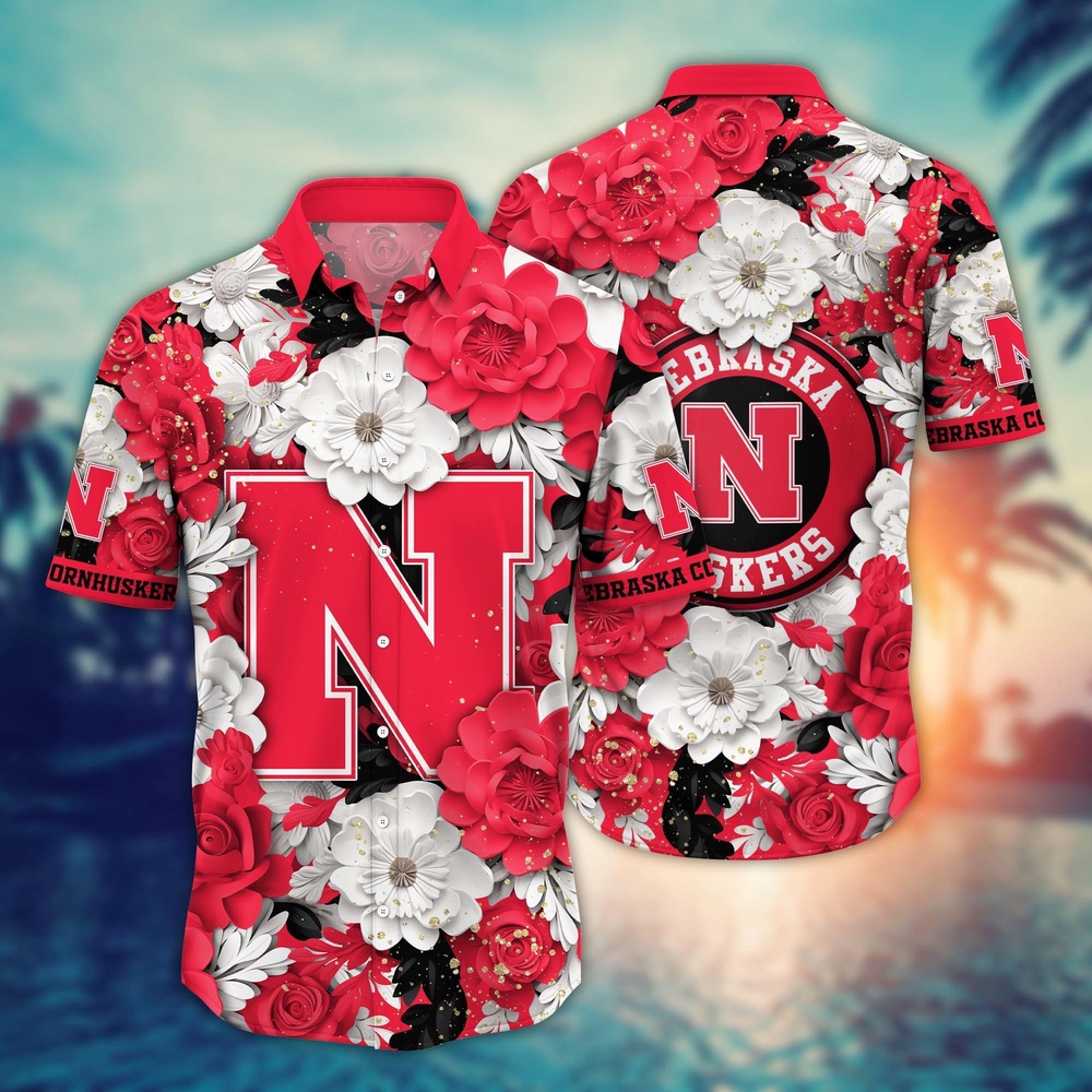 NCAA Nebraska Cornhuskers Hawaiian Shirt Tropical Euphoria For Fans