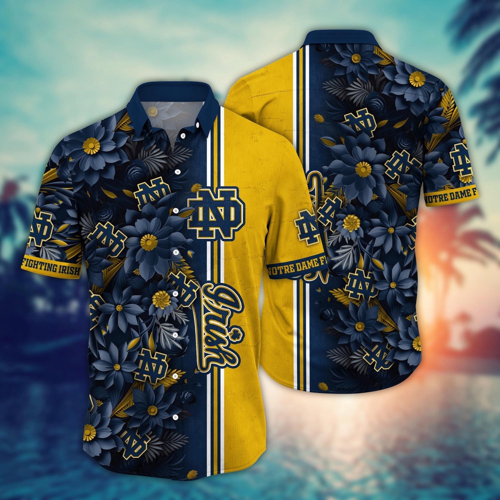 NCAA Notre Dame Fighting Irish Hawaiian Shirt Fan Frenzy Aloha Fiesta For Fans