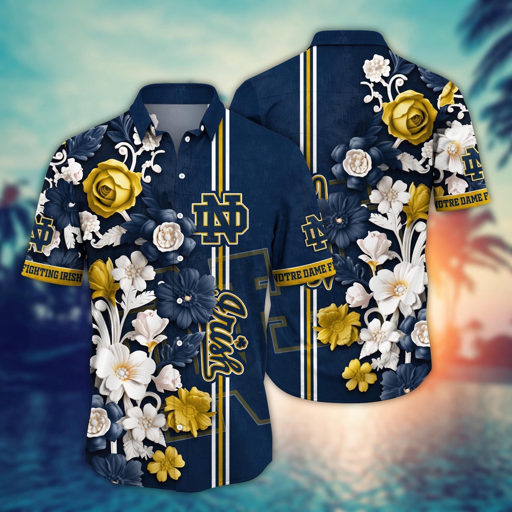 NCAA Notre Dame Fighting Irish Hawaiian Shirt Fusion Delight For Sports Fans