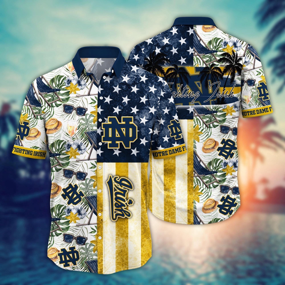 NCAA Notre Dame Fighting Irish Hawaiian Shirt Spectator Style Gift For Fans