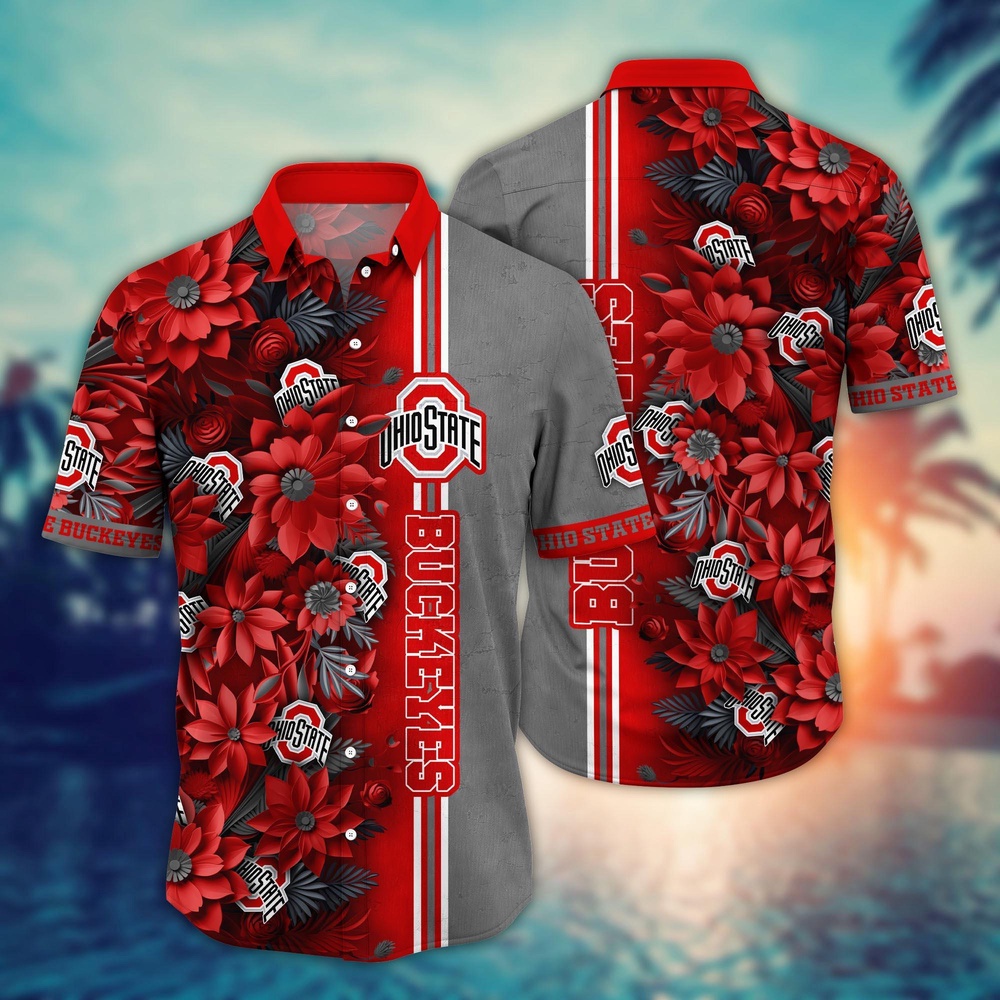 NCAA Ohio State Buckeyes Hawaiian Shirt Fan Frenzy Aloha Fiesta For Fans