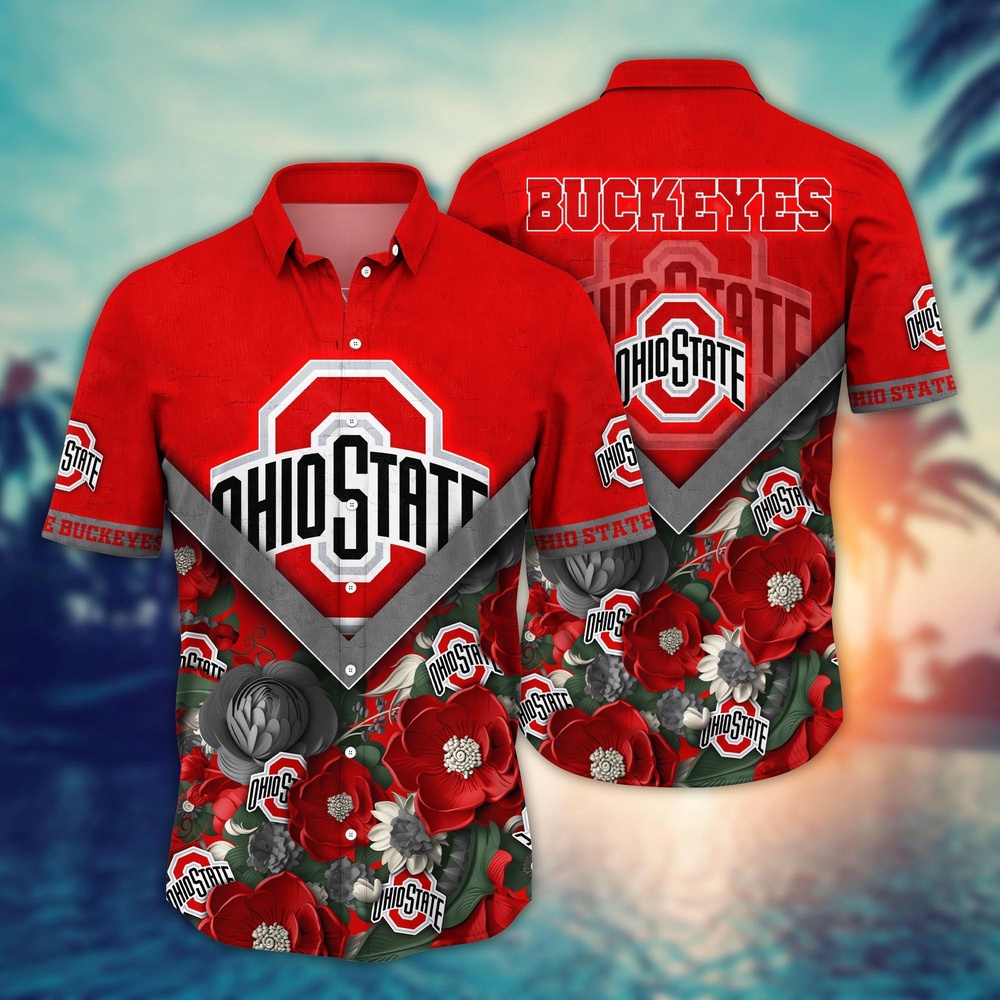 NCAA Ohio State Buckeyes Hawaiian Shirt Tropic Twist For Fans