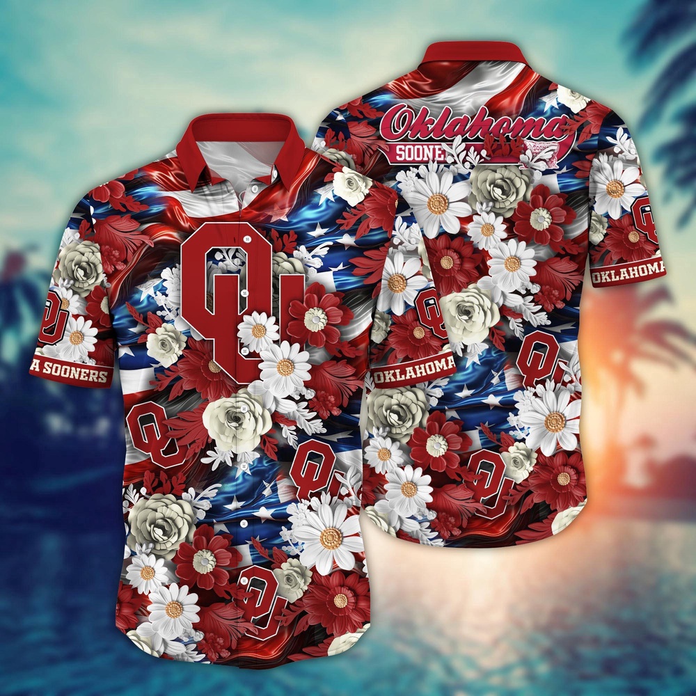 NCAA Oklahoma Sooners Hawaiian Shirt Campus Couture Gift For Fans NCAA Oklahoma Sooners Hawaiian Shirt Campus Couture Gift For Fans