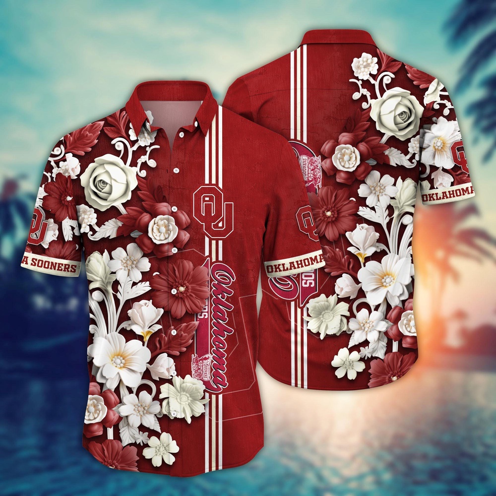 NCAA Oklahoma Sooners Hawaiian Shirt Fusion Delight For Sports Fans