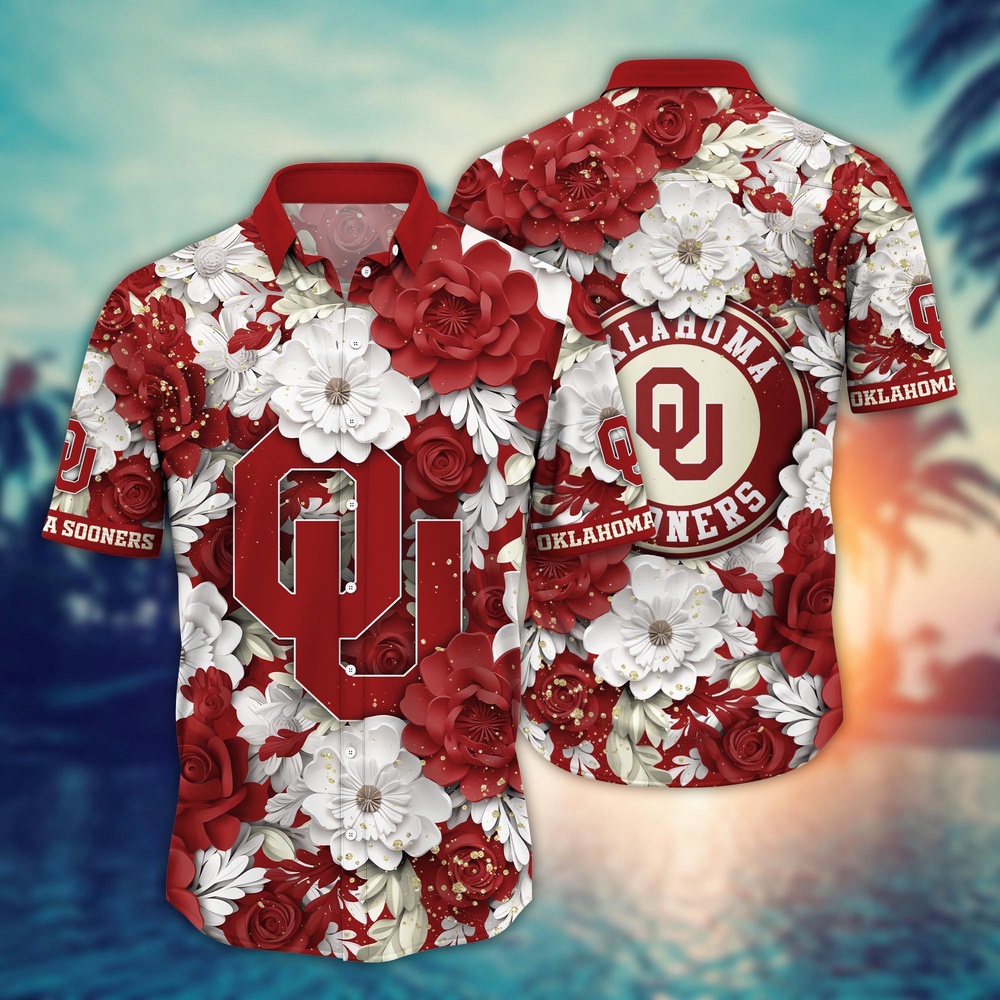 NCAA Oklahoma Sooners Hawaiian Shirt Spectacular Aloha Symphony For Fans