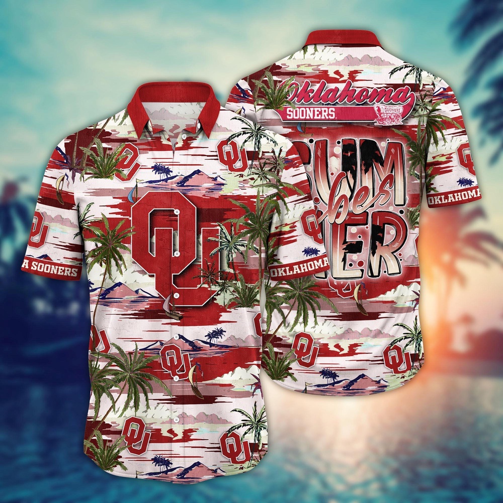 NCAA Oklahoma Sooners Hawaiian Shirt Tropical Bliss Brigade For Sports Fans