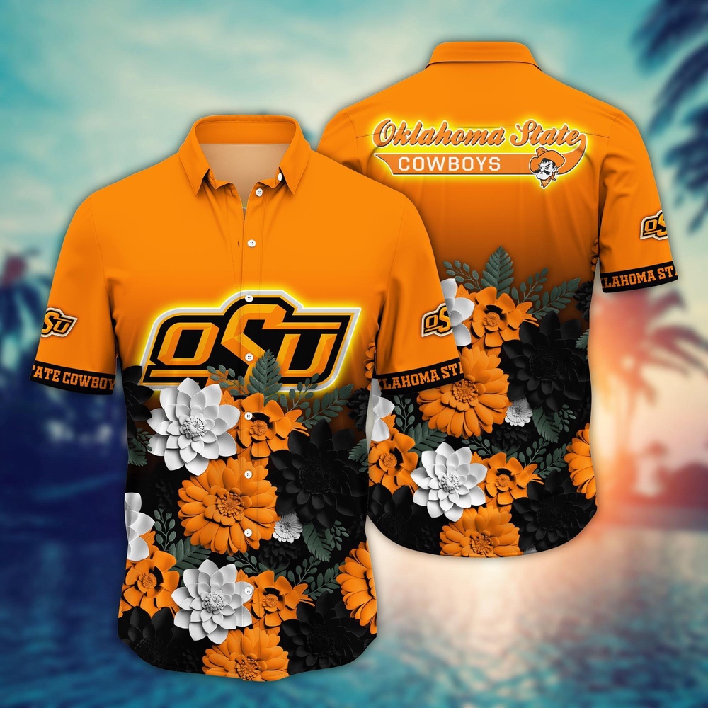 NCAA Oklahoma State Cowboys Hawaiian Shirt Cheer Chic Carnival For Fans